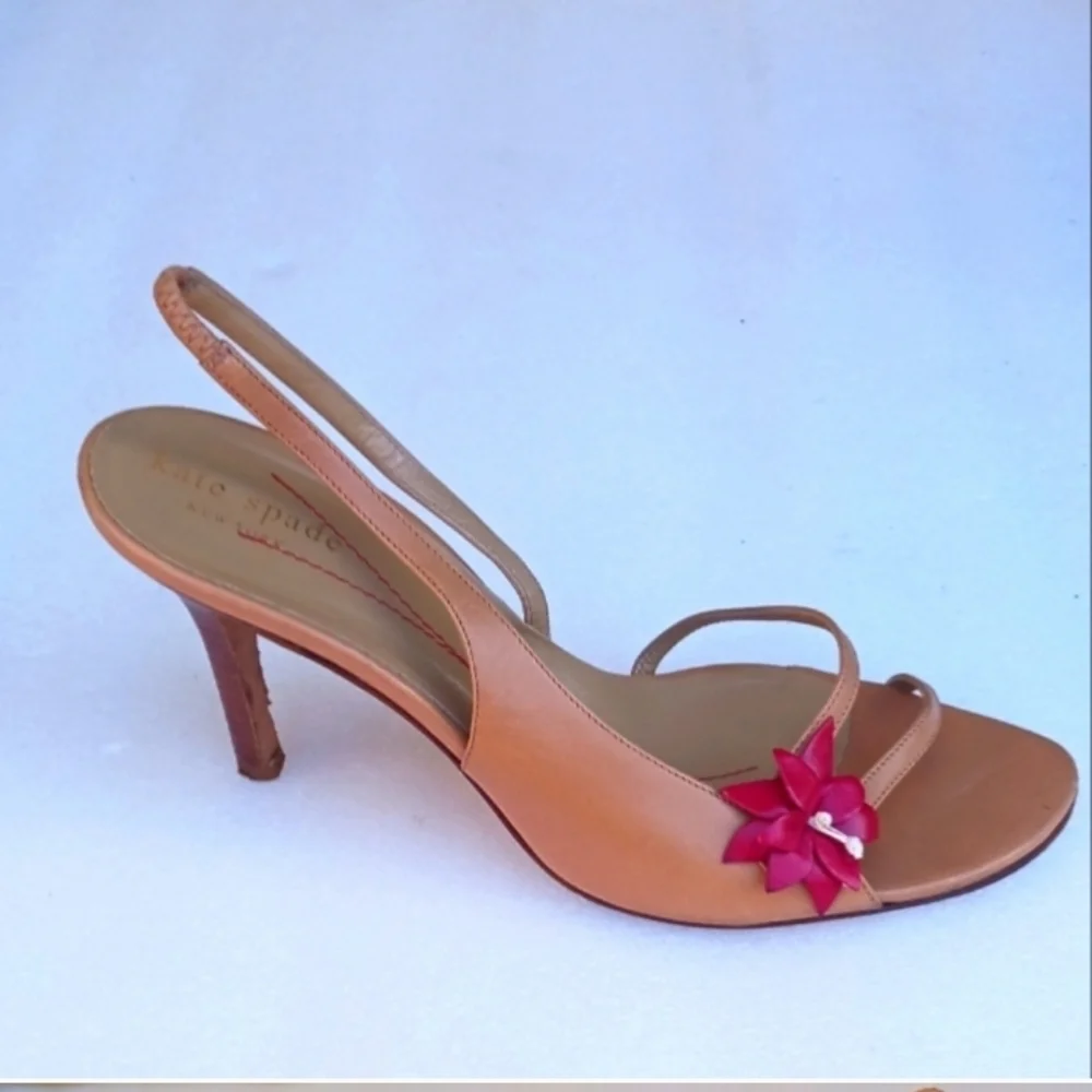 KATE SPADE Elegant Beige Sling Back Heels